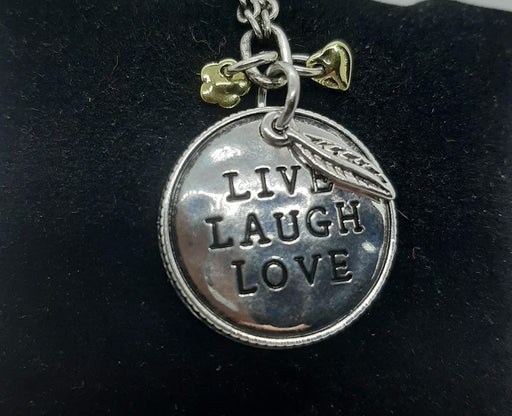 Live Laugh Love Necklace - Catholic Gifts Canada