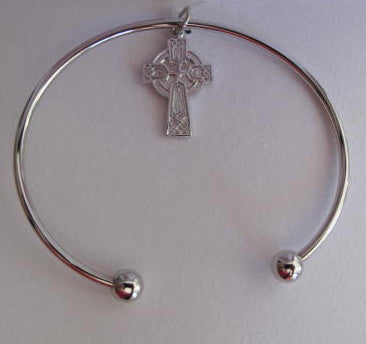 Celtic Cross Bangle - Catholic Gifts Canada