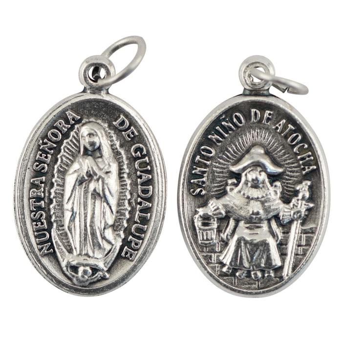 Our Lady of Guadalupe/Nino de Atocha Medal - Catholic Gifts Canada