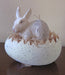 Easter Rabbit in Egg Cup - Catholic Gifts Canada