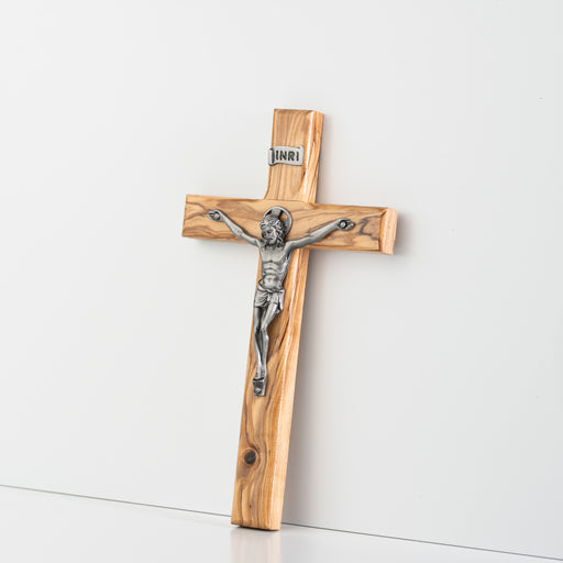 Olive wood wall Crucifix
