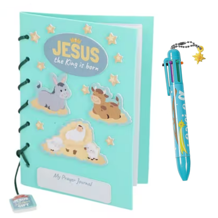 Nativity Prayer Journal Craft Kit with Christmas Pen