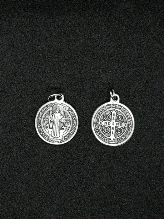 1/2" Circular Saint Benedict Medal