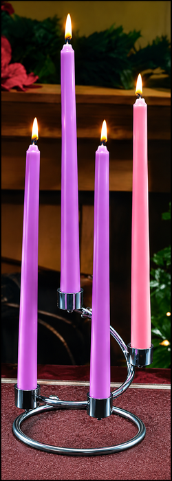 Staircase Advent Candle Holder, Wrought Iron