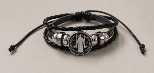 Saint Benedict Bracelet Adjustable - Catholic Gifts Canada