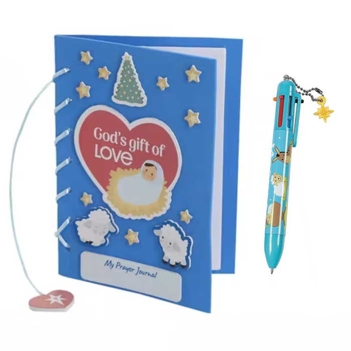 Nativity Prayer Journal Craft Kit with Christmas Pen
