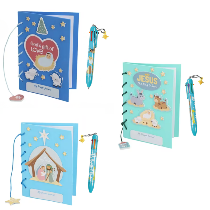 Nativity Prayer Journal Craft Kit with Christmas Pen
