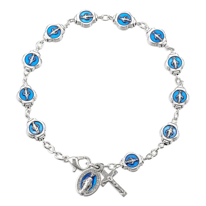 Our Lady of Grace Miraculous Medal Bracelet