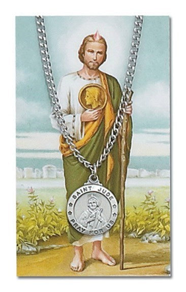 Saint Jude Medal with Prayer Card