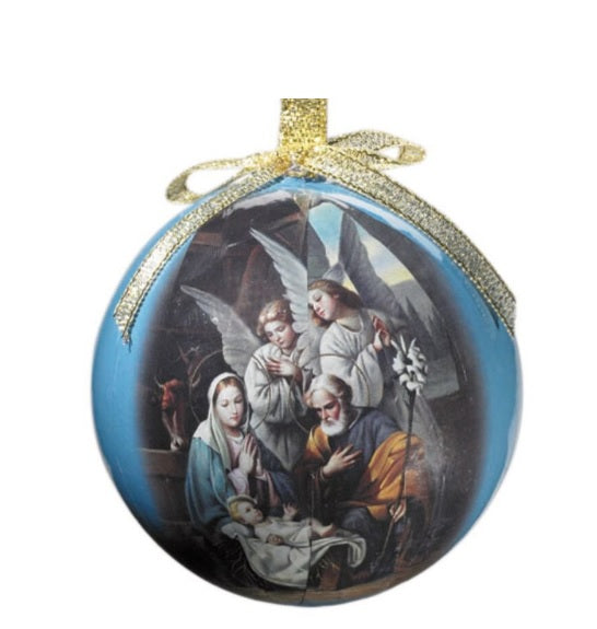 Blessed Art Thou, Decoupage Ornament