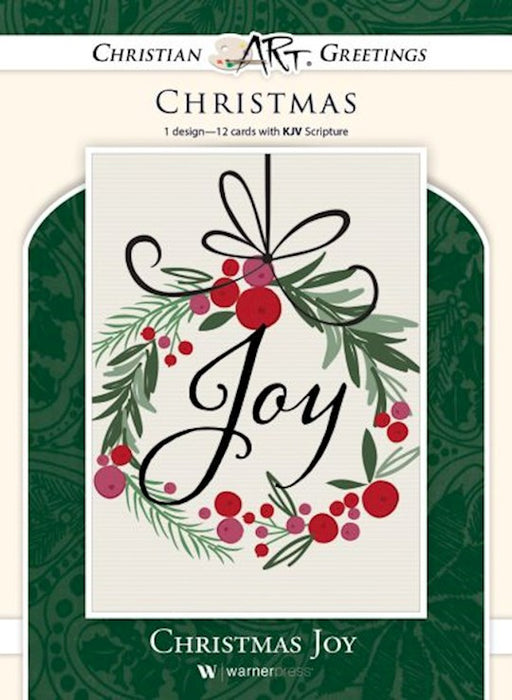 Joy Box of 12 Christmas Cards
