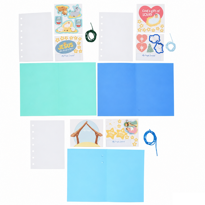 Nativity Prayer Journal Craft Kit with Christmas Pen