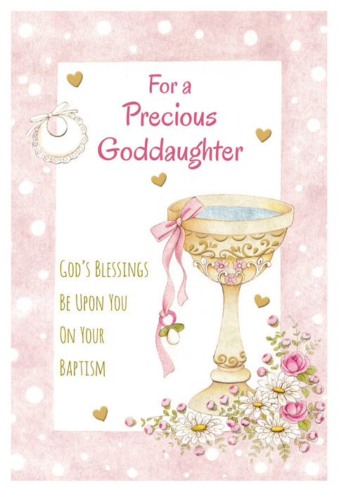 Goddaughter Baptism Card