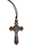 2.25” Olive Wood St. Benedict Crucifix on 30" Cord - Catholic Gifts Canada