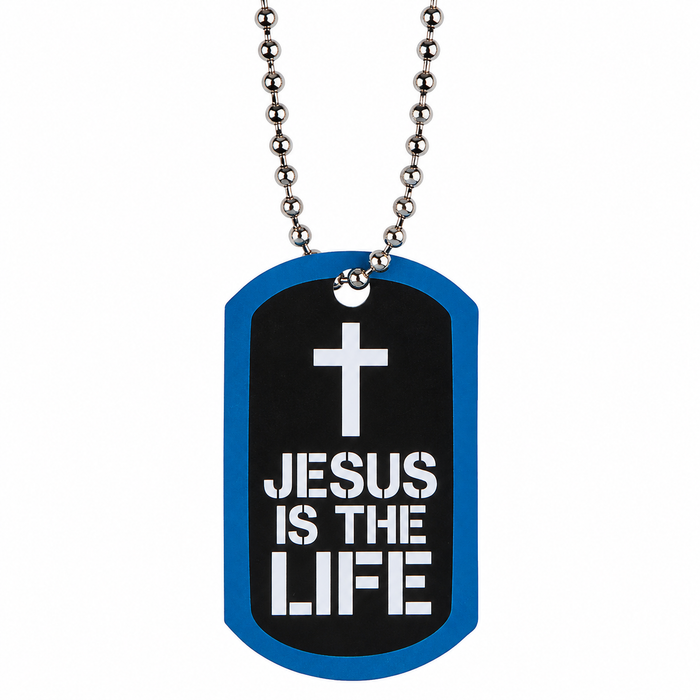 Jesus Strong Dog Tag Necklace