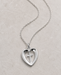 Cross in Heart Pendant Necklace, 18" Chain, Gift Boxed - Catholic Gifts Canada