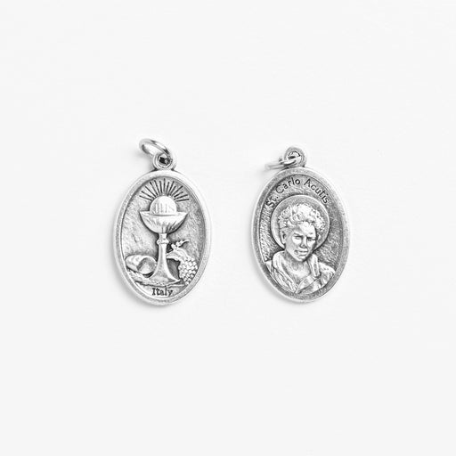 Saint Carlo Acutis Medal, 3/4" (2 cm), Made in Italy - Catholic Gifts Canada