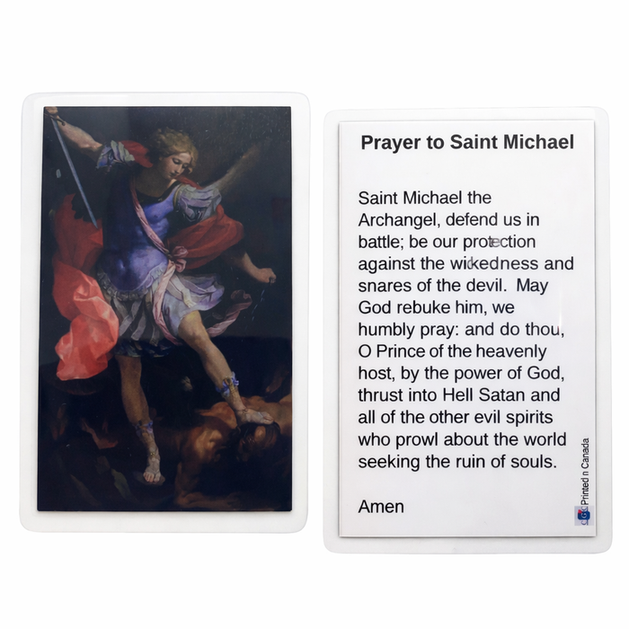 Saint Michael Prayer Card