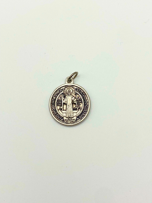 Godfather Blessing Keychain, Crucifix & St. Benedict Medal