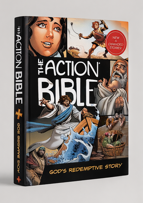 The Action Bible - Illustrated by Sergio Cariello - Catholic Gifts Canada