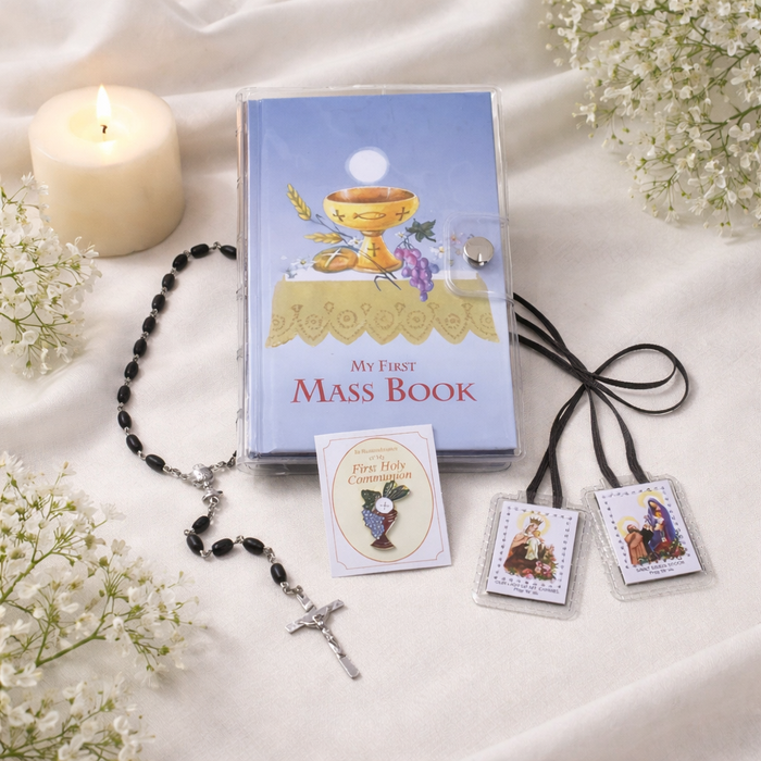 Catholic First Collection My First Communion Mass Book Gift Set for Boys or Girls | Catholic ...