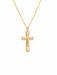 18k Gold on Sterling Silver Crucifix Necklace, 18" Chain, Gift Boxed, Catholic Jewelry - Catholic Gifts Canada