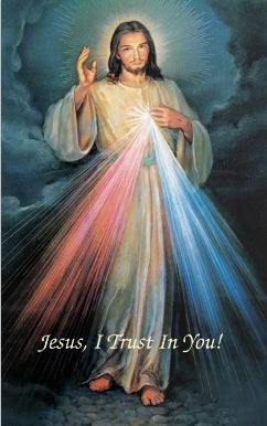 Divine Mercy Prayer Card with Divine Mercy Chaplet