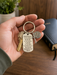 Godfather Catholic keychain with crucifix and Saint Benedict medal