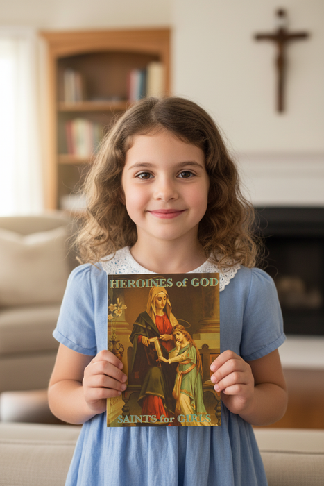 Heroines of God - Girl Holding Book