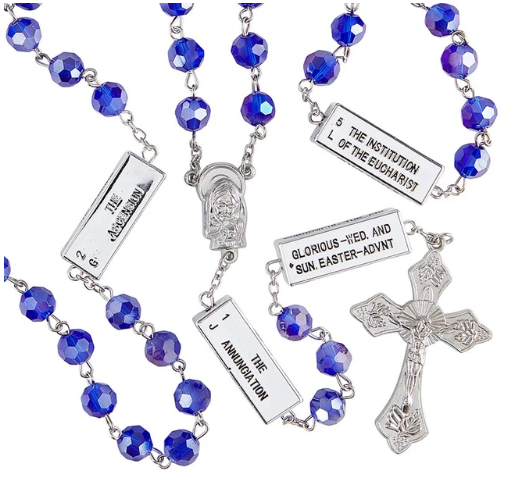 Sapphire Mysteries Rosary