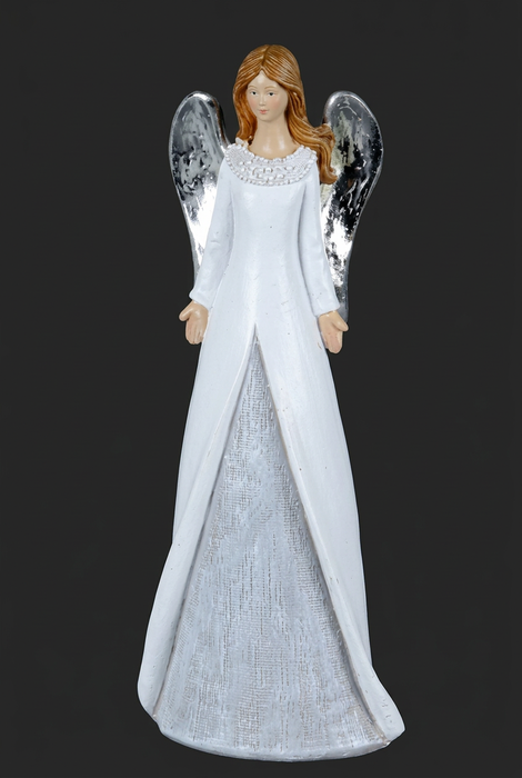 Sharpened original white angel figurine photo