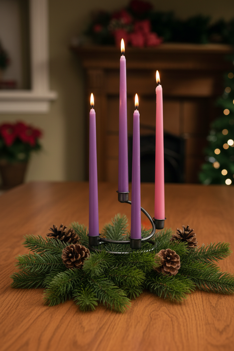 Staircase Advent Candle Holder Lifestyle