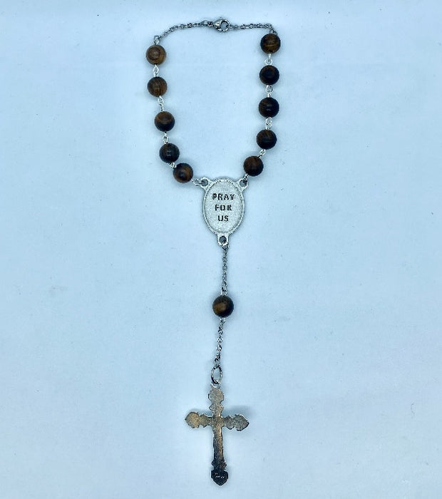 Handmade Saint Christopher Auto Rosary