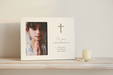 White Confirmation Frame Lifestyle