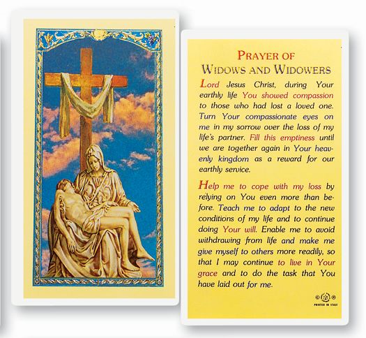 Prayer of Widows & Widowers - Catholic Gifts Canada