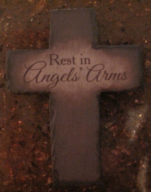 Rest in Angel's Arms Cross Stake - Catholic Gifts Canada