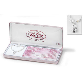 Baby Bracelet with Angel Charm - Catholic Gifts Canada
