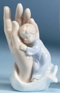 In the Palm of His Hand Figure for Boys - Catholic Gifts Canada