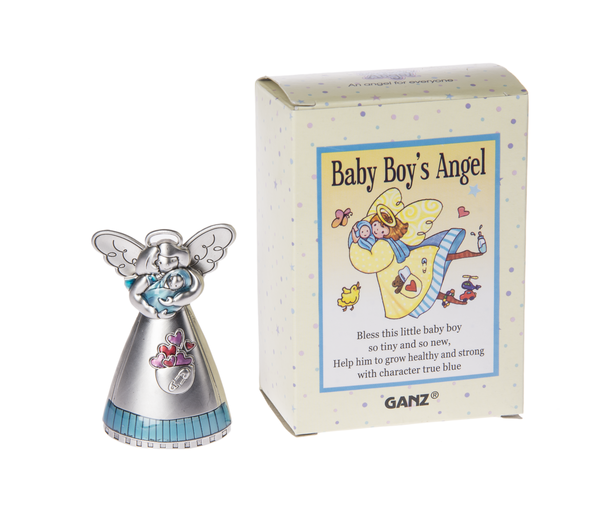 Baby Boy's Angel Figurine - Catholic Gifts Canada