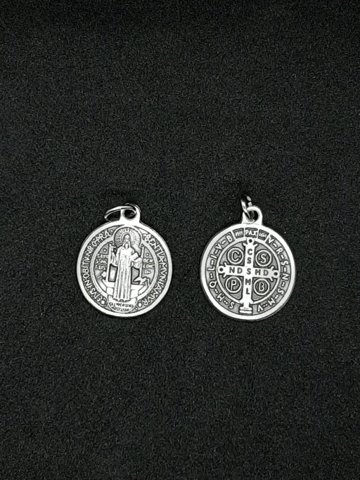 Circular Saint Benedict Medal, no chain - Catholic Gifts Canada