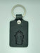Handmade Leather Guardian Angel Keychain - Four Colours - Catholic Gifts Canada