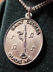 St. Cecilia Clarinet Medal - Catholic Gifts Canada