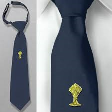 Navy Blue Tie - Catholic Gifts Canada