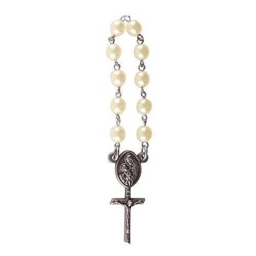 White One Decade Rosary - Catholic Gifts Canada
