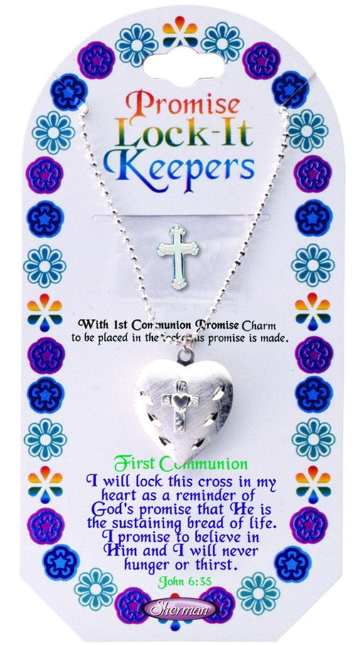 Promise Locket Keeper for First Communion - Catholic Gifts Canada