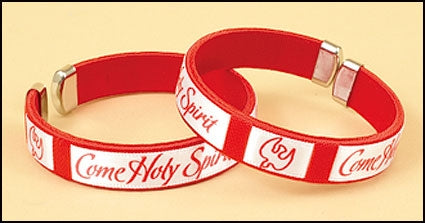 Red Confirmation Cuff Bracelet - Catholic Gifts Canada