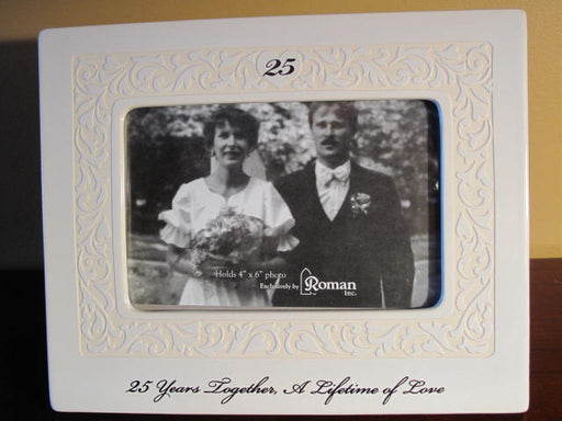 Lifetime of Love 25th Anniversary Frame - Catholic Gifts Canada