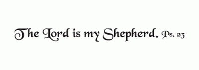 Wall Talk - The Lord is My Shepherd - Catholic Gifts Canada