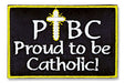 Proud to be Catholic Applique - Catholic Gifts Canada