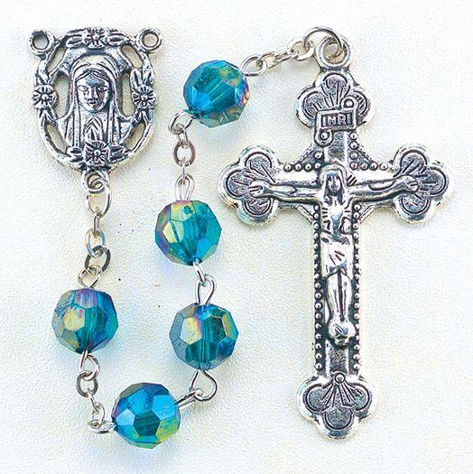 Birthstone Rosary for May - Catholic Gifts Canada